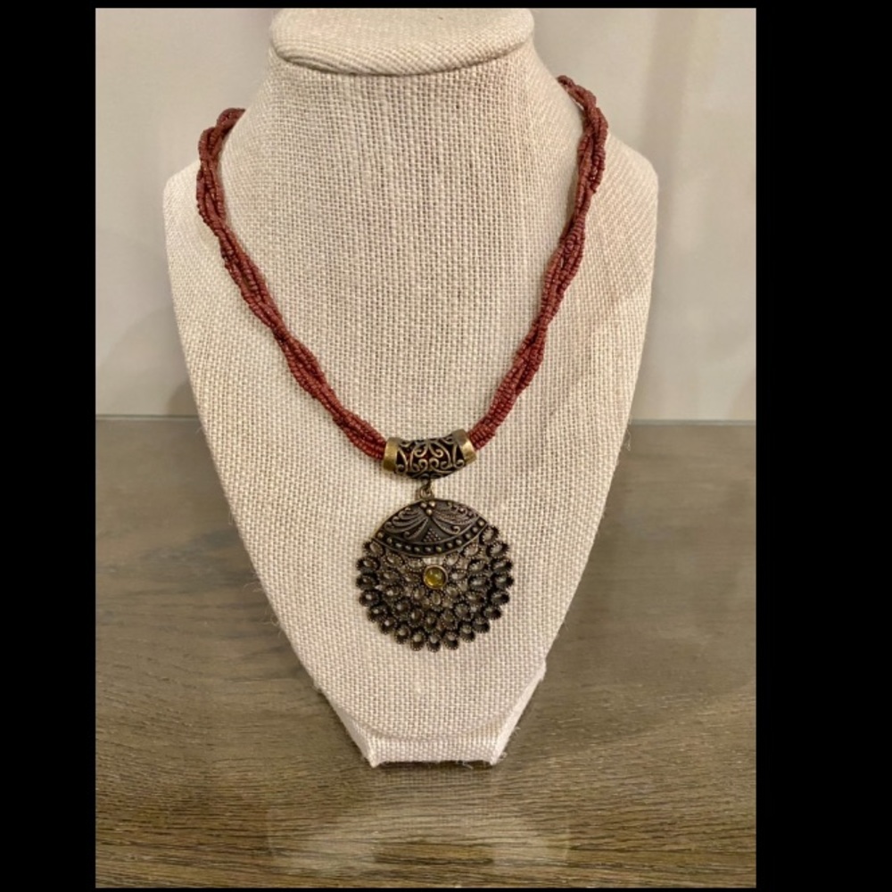 Beautiful Vintage Medallion Necklace